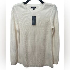 Alfani Longsleeve ribbed crewneck sweater